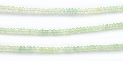 Prehnite Faceted Saucer 3.6-3.8mm 16" Wholesale Jewelry Supplies