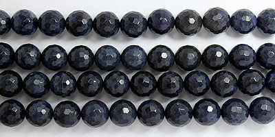 Dumorite Faceted Round 10mm 15.5" Wholesale Jewelry Supplies