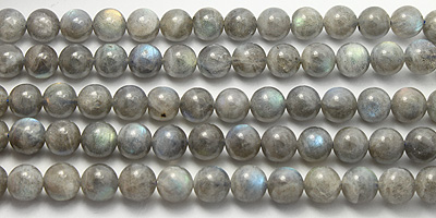 Labradorite Smooth Round AA 8mm 15.5" Wholesale Jewelry Supplies