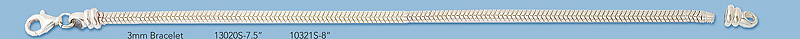 Sterling Silver Malibu Bracelets and Beads