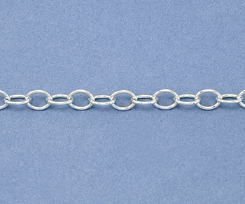 Silver Filled Cable Chain 7.4x5.75mm alt=