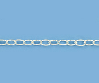 Silver Filled Cable Chain Oval 4.6x3.2mm alt=