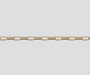 Gold Filled Elongated Box Chain 2.8 x 1.3mm alt=