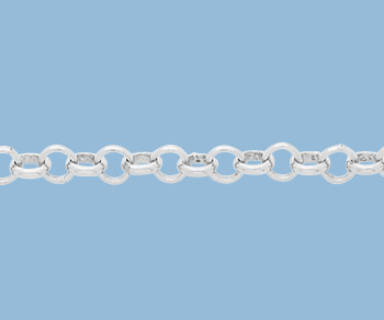 Silver Filled Rolo Chain 3.1mm alt=
