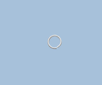 Sterling Silver Jump Ring Open (.025) 22ga 4.5mm alt=
