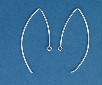 Silver Filled Earwires 22ga. 36mm alt=