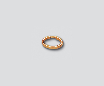 Gold Filled Split Ring Oval 3.5x5.5 mm alt=