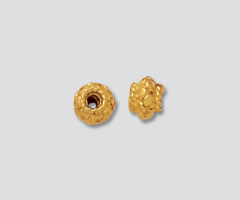 18K Bali Style Bead 5mm alt=