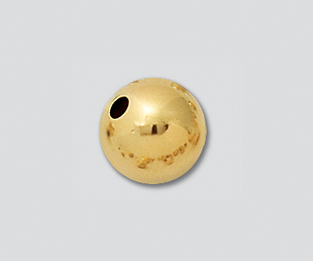 14K Bright Bead 10mm alt=
