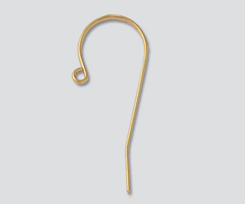 14K Shepherd Hook Earwire 28.5mm alt=