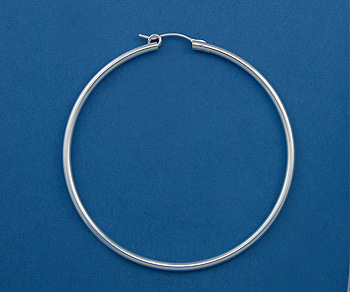 Silver Filled Hoops 2x59mm alt=