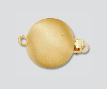14K Clasp Ball Matte 13mm alt=