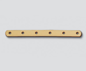 Gold Filled 5mm - 6 Hole Spacer Bar alt=