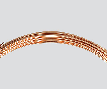 Rose Gold Filled Wire Round Hard 24GA alt=