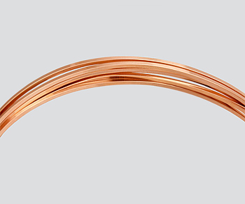 Rose Gold Filled Wire Square Hard 18GA alt=