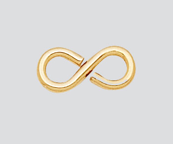 14K Figure 8 Connector (18ga .040 Wholesale Jewelry Supplies