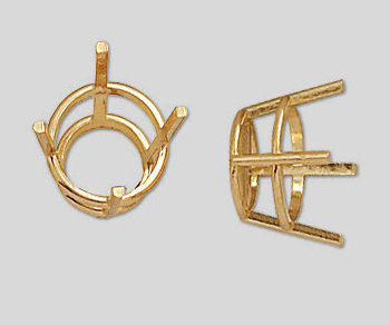 14k Cast Setting Round 5 mm alt=