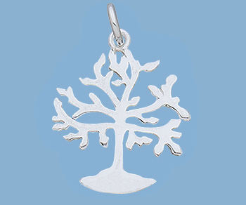 Sterling Silver Charm Tree of Life 18mm alt=