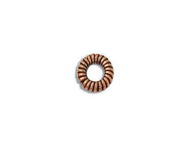 Copper Oxidized Bali Style Spacer 7mm alt=